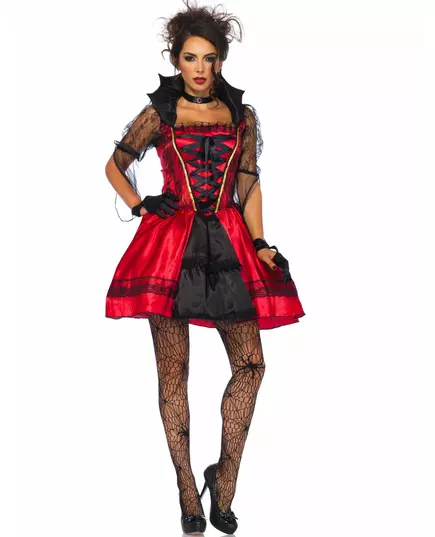 Seksowny gotycki kostium wampirzycy dla kobiet na Halloween, Rozmiar: Medium (40-42)