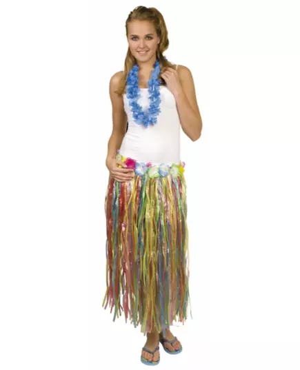 Wielokolorowa długa spódnica Hawaii damska