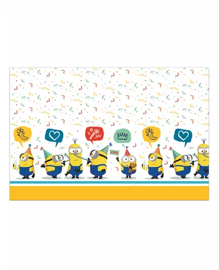 Obrus plastikowy Minionki™ 120 x 180 cm