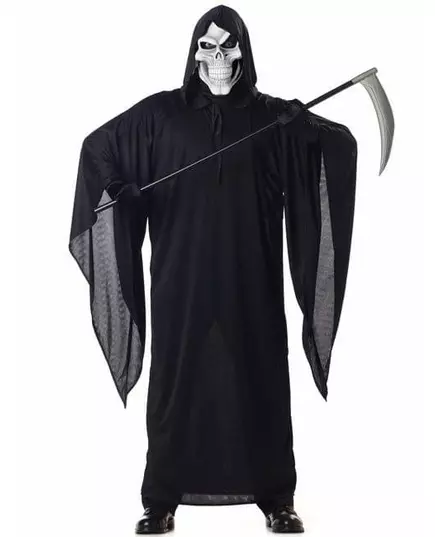 Kostium Ponurego Żniwiarza dla mężczyzn Halloween, Rozmiar: Medium