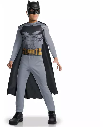Klasyczny kostium Batman Justice League™ dla chłopców, Rozmiar: 7-8 lat (122 to 128 cm)