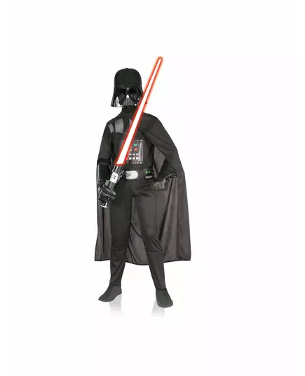 Kostium Darth Vader™ deluxe dla chłopców, Rozmiar: 9-10 lat (134 to 140 cm)