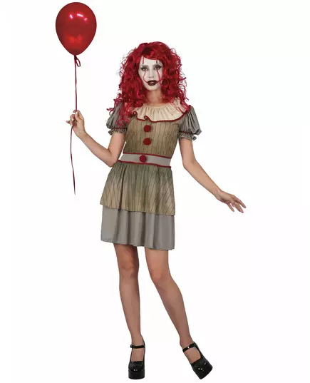 Kostium Psycho Clown damski, Rozmiar: Small
