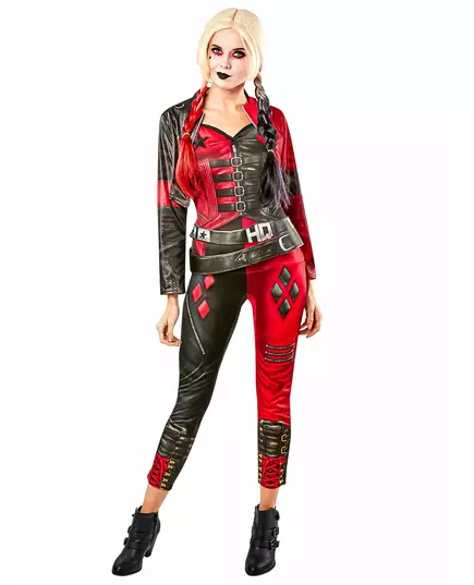 Kostium kombinezon Harley Quinn damski - Legion samobójców 2™, Rozmiar: Large