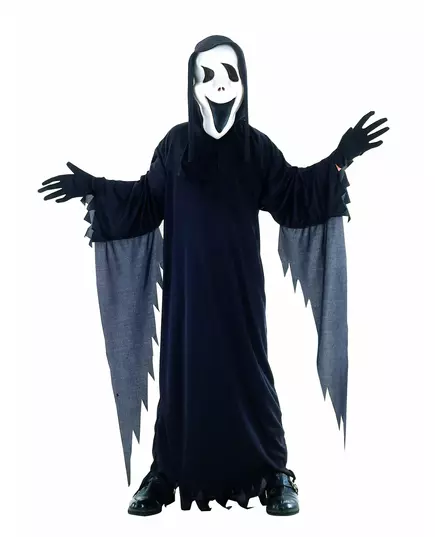 Kostium zabójcy na Halloween dla dziecka, Rozmiar: 4-6 lat (110-120 cm)