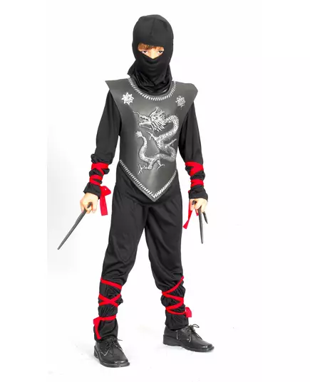 Kostium smoka ninja dla chłopców, Rozmiar: 4-6 lat (110-120 cm)