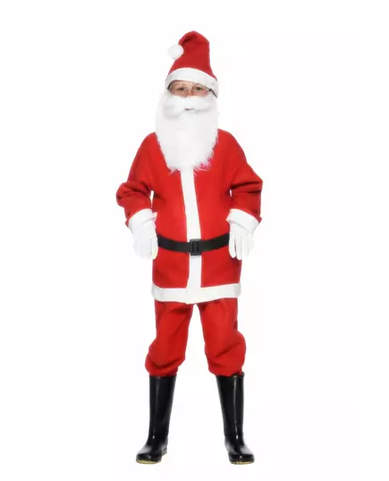 Kostium Świętego Mikołaja dla chłopca, Rozmiar: 4-6 lat (115/128 cm)