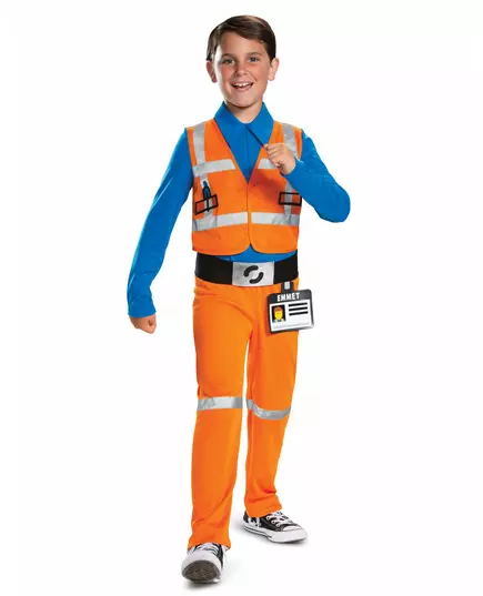 Kostium Emmeta Lego Movie 2™, Rozmiar: 7-8 lat (124 - 136 cm)
