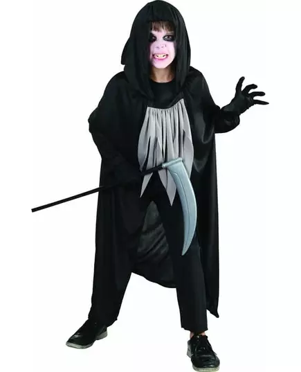 Kostium Halloweenowy Żniwiarz dla dzieci, Rozmiar: 10-12 lat (130-140 cm)