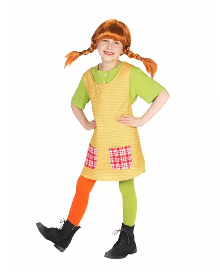 Kostium Pippi Pończoszanka™ dla dziewczynek, Rozmiar: 3-4 lat (98-104 cm)