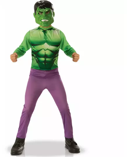 Kostium klasyczny Hulk™ dla chłopca, Rozmiar: 7-8 lat (122 to 128 cm)