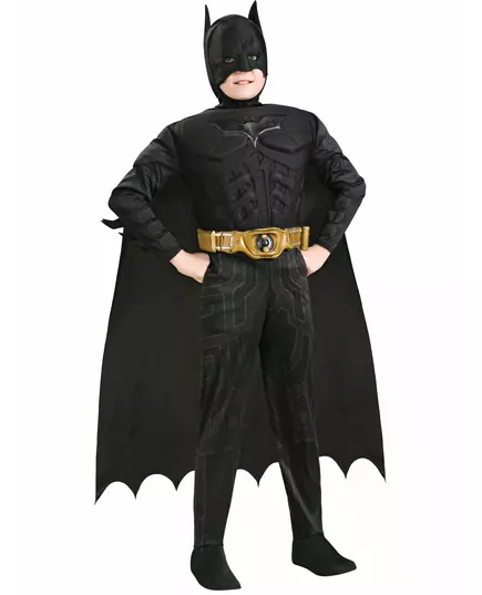 Kostium Batman™ 3D deluxe dla chłopców, Rozmiar: 3-4 lat (90 to 104 cm)