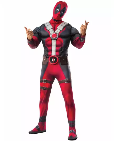 Kostium dla dorosłych Deadpool 2™ Deluxe, Rozmiar: Medium/Large