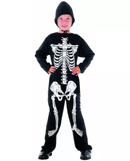 Halloweenowy kostium szkieletu chłopca, Rozmiar: 4-6 lat (110-120 cm)