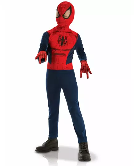 Klasyczne pudełko Spiderman™ z chłopięcymi rękawiczkami, Rozmiar: 3-4 lat (90 to 104 cm)