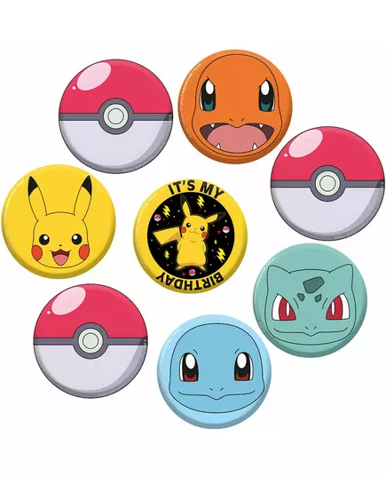 8 przypinek Pokémon