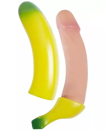 Dorosły humorystyczny niegrzeczny banan