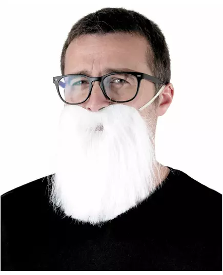 Dorosła biała broda hipsterska