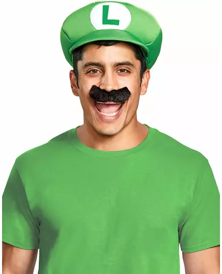 Czapka i wąsy Luigi™ dla dorosłych