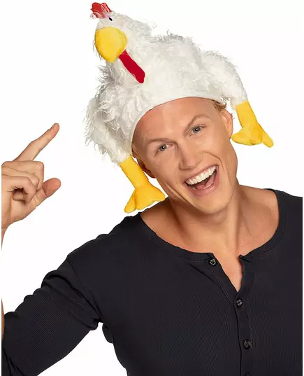 Biały Kogut Kapelusz
