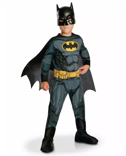 Klasyczny kostium Batman Justice League™ dla chłopców, Rozmiar: 3-4 lat (90 to 104 cm)