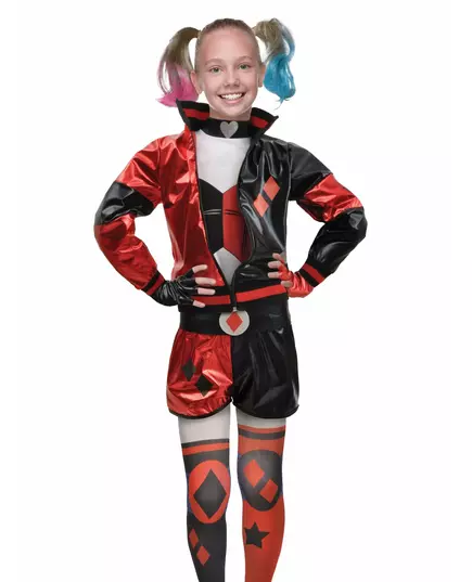 Kostium Harley Quinn dla dziewczynek, Rozmiar: 10-12 lat