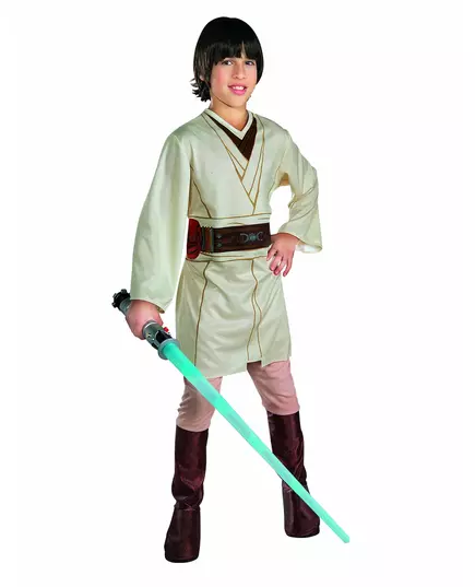 Kostium Jedi Obi-Wana Kenobiego z mieczem świetlnym Star Wars dla dzieci, Rozmiar: 5-6 lat(110-116 cm)