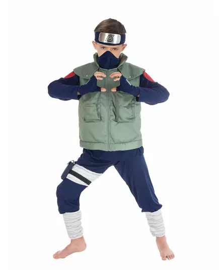 Kostium Kakashi Naruto™ dla dzieci, Rozmiar: 7-8 lat (128 cm)