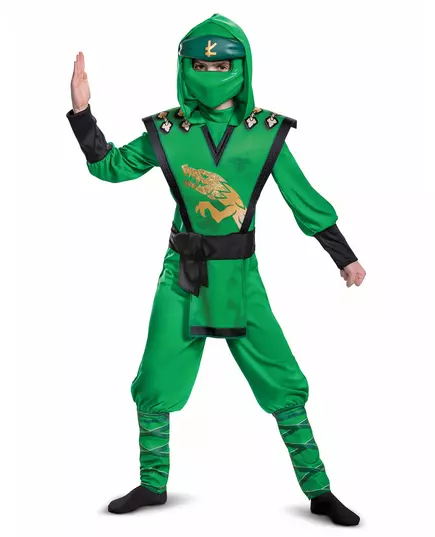 Kostium Lloyd Ninjago® LEGACY deluxe - dziecko LEGO™, Rozmiar: 10-12 lat (137 - 149 cm)