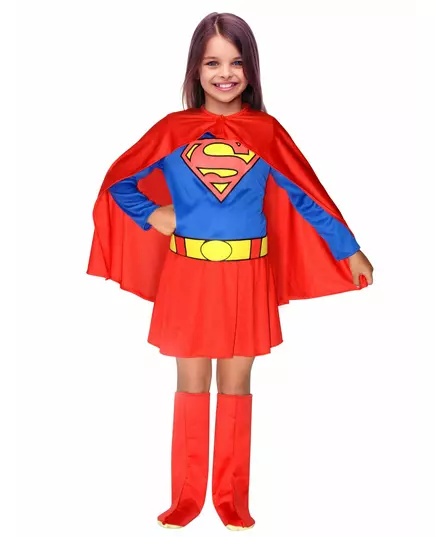 Kostium Supergirl™ dla dziewczynki, Rozmiar: 10-12 lat