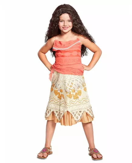 Kostium deluxe Moana™ dla dziewczynek, Rozmiar: 7-8 lat (124 - 136 cm)