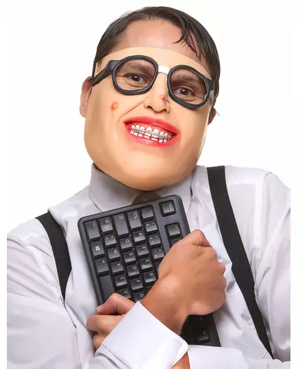 Półmaska lateksowa dla dorosłych geeków