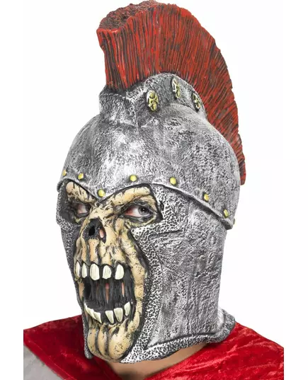Dorosła maska szkieletowa z motywem rzymskiego wojownika na Halloween