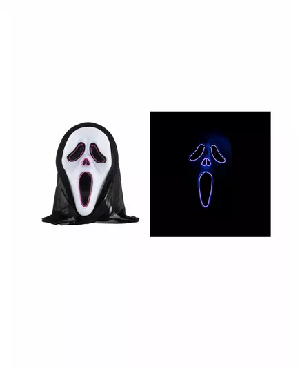 Krzycząca maska ducha z LED