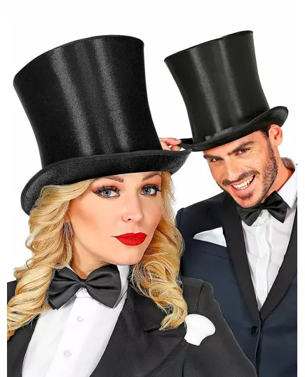 Satynowy Top Hat Deluxe dla dorosłych