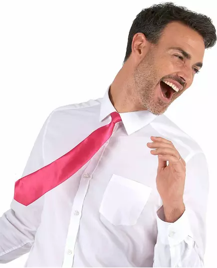Różowy krawat dla dorosłych