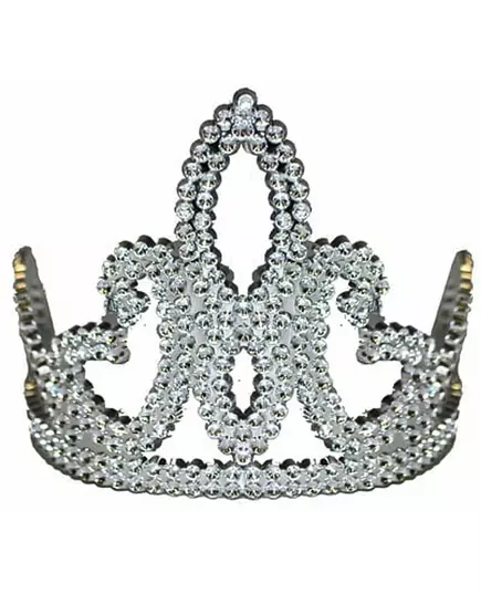 Dziewczęca srebrna tiara księżniczki