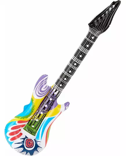 Dorosła kolorowa nadmuchiwana gitara rockowa