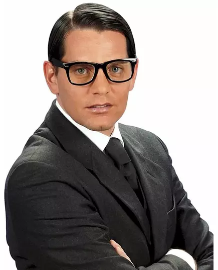 Czarne okulary dla dorosłych