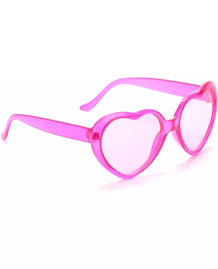 Plastikowe różowe okulary dla dorosłych
