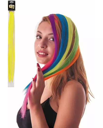 Żółty knot na spinki do włosów