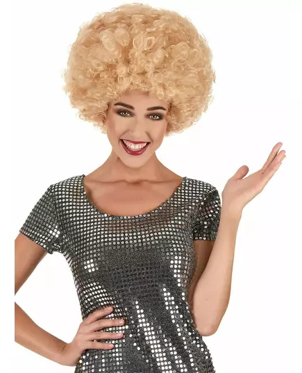 Peruka afro dla dorosłych Comfort Blonde Disco