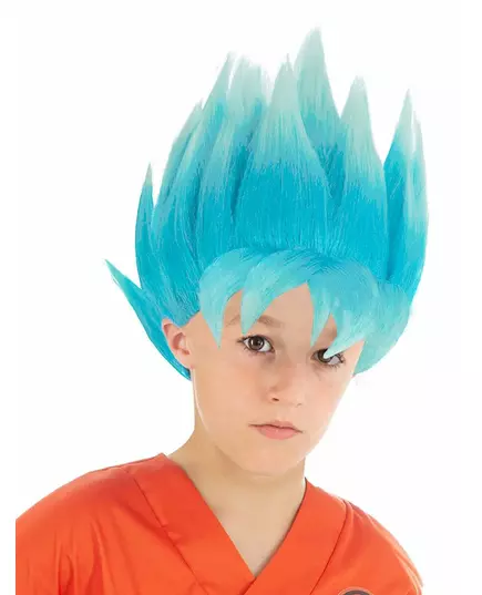 Niebieska peruka Goku Saiyan Super Dragon Ball™ dla dzieci