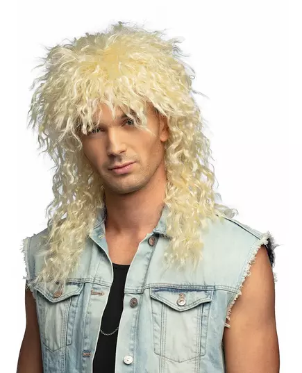 Blond peruka piosenkarki rockowej dla dorosłych