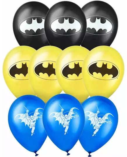 10 balonów lateksowych Batman™ 25x32cm