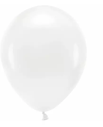100 białych pastelowych balonów lateksowych 26 cm