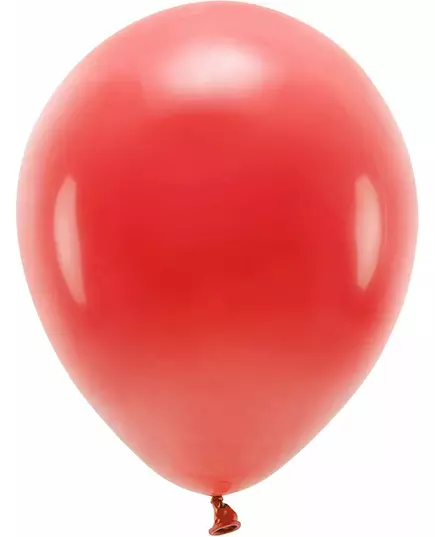 100 Pastelowych czerwonych balonów lateksowych 26cm