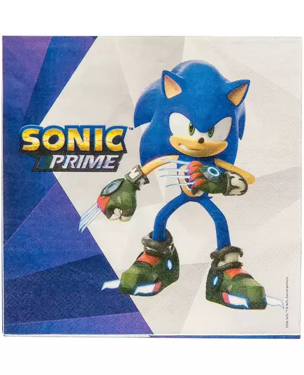16 serwetek Sonic Prime 33x33 cm