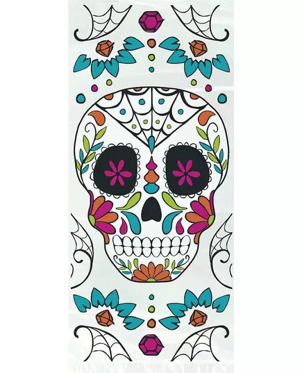 20 plastikowych torebek na cukierki z czaszką Day of the Dead 28 x 12