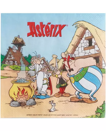 20 papierowych serwetek Asterix™ 33 x 33 cm